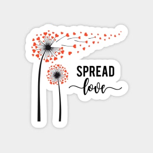 Spread love dandelion Sticker